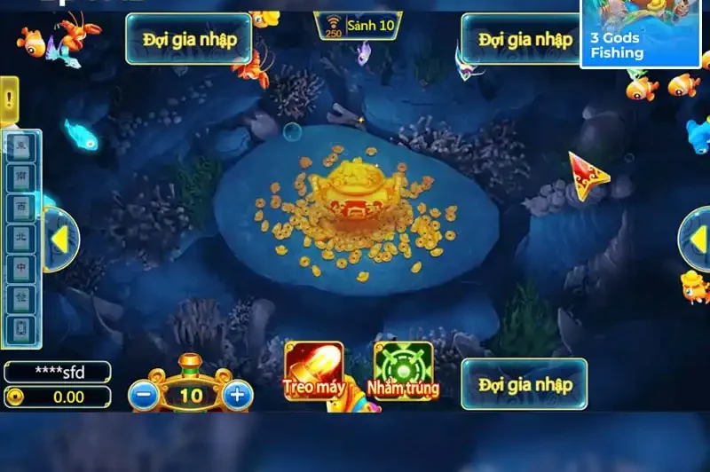 Danh sách loài cá độc đáo trong 3 Gods Fishing