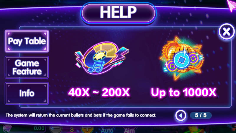 Fishing Disco có nhiều loại cá